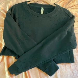 Alo Crop Top Sweatshirt